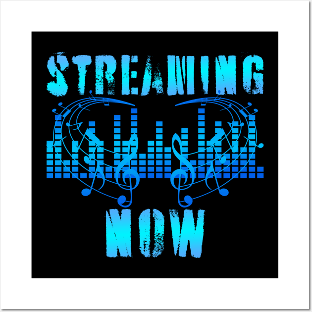 Streaming Now Music Producer Wall Art by Green Gecko Creative